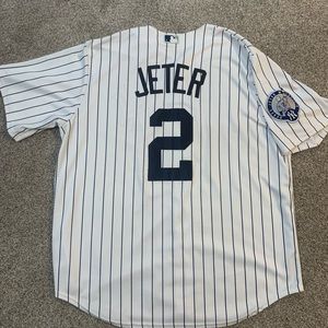 MLB - Derek Jeter retirement jersey - Majestic Coolbase